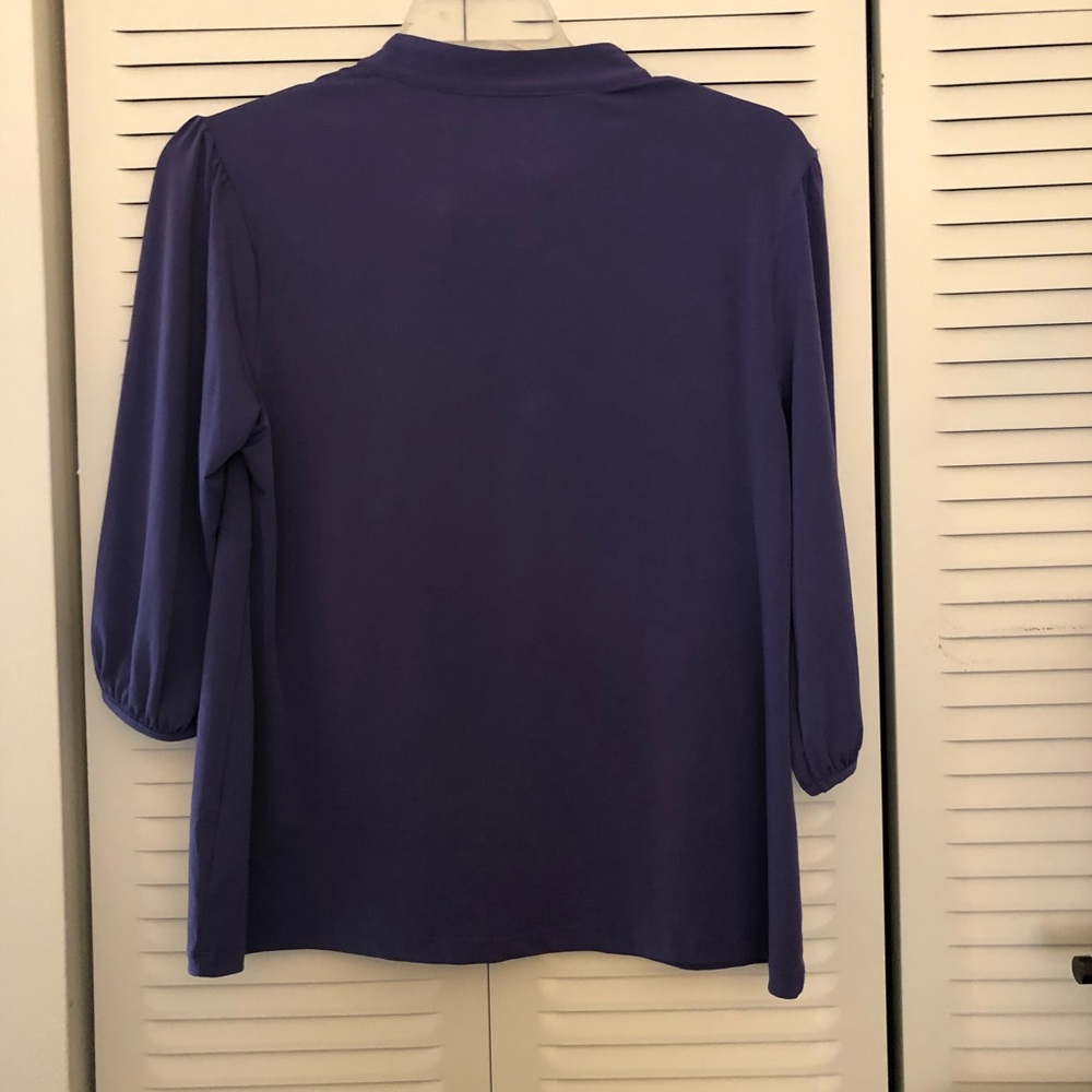 Style & Co Ruffle Detail Top - Picture 4 of 5